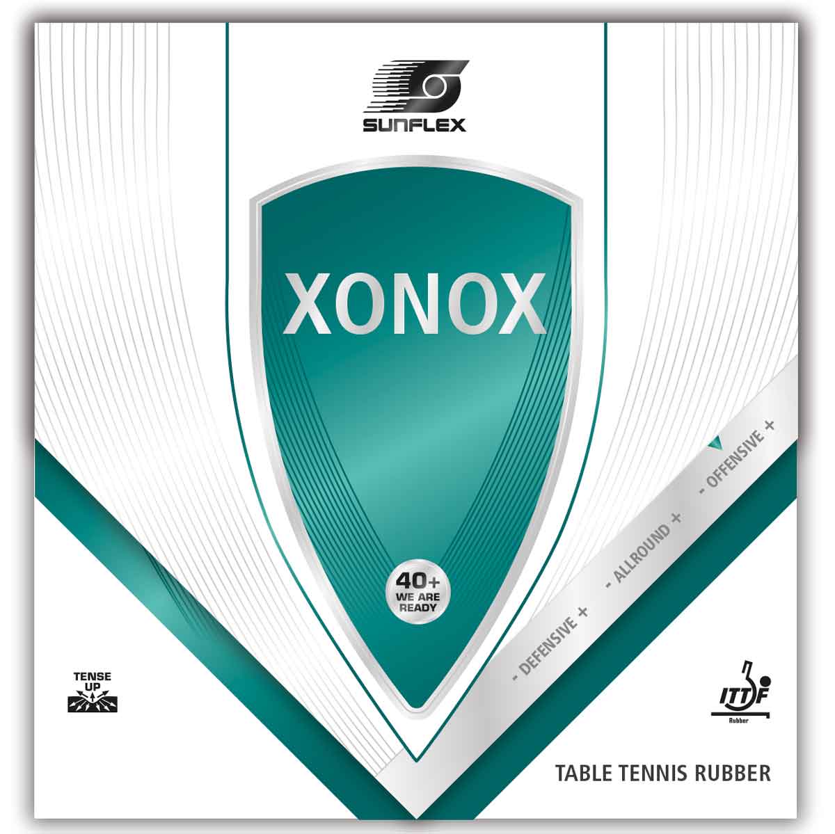 sunflex Belag Xonox rot 1,5 mm
