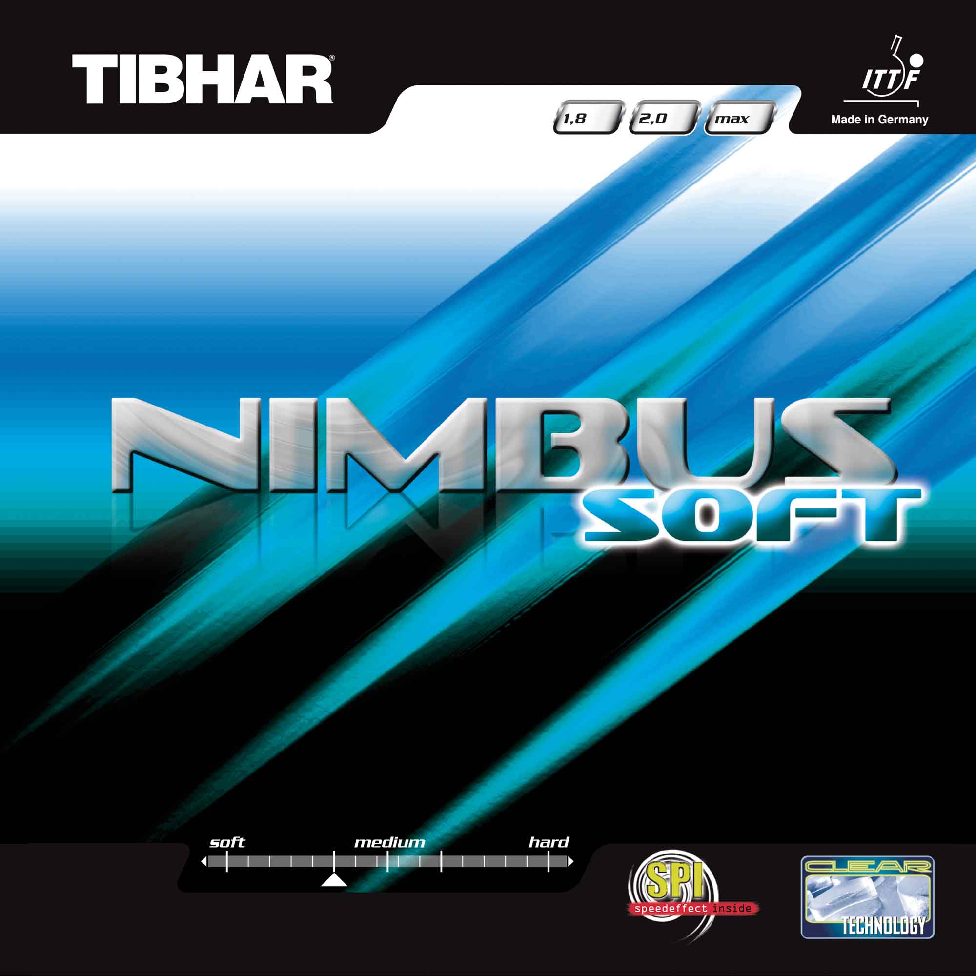 TIBHAR Rubber Nimbus Soft red 1,8 mm