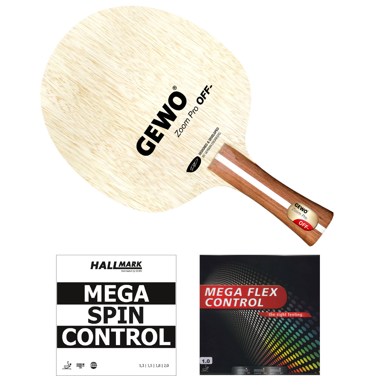 GEWO Bat: Blade Zoom Pro with HALLMARK Mega Spin Control + Mega Flex Control