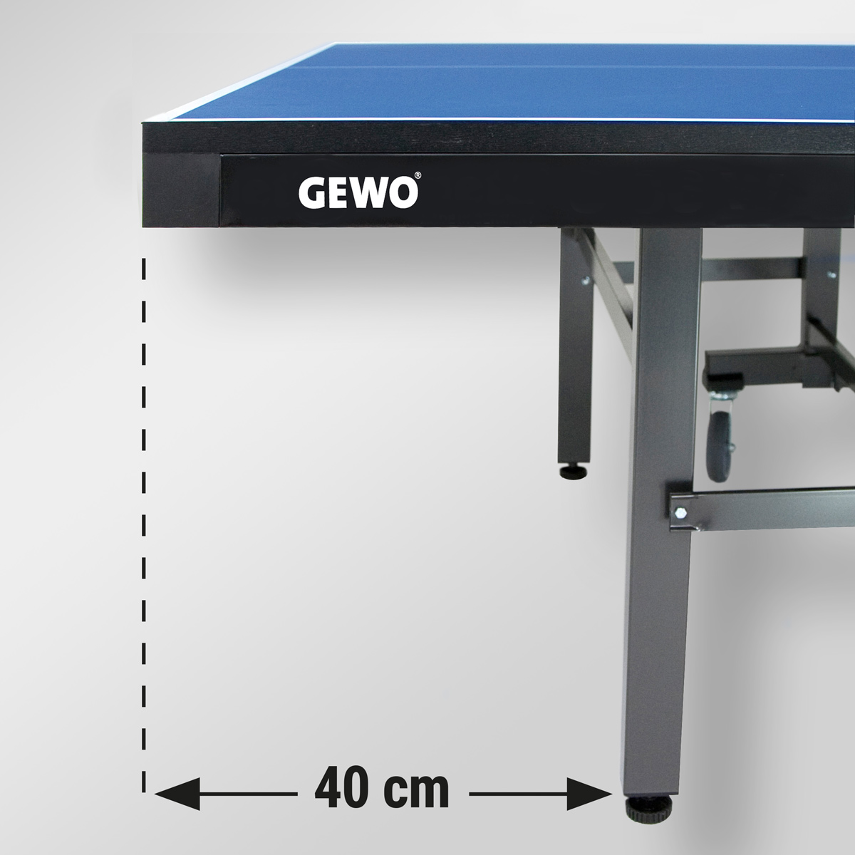 GEWO Tisch Gewomatic SC 25  - Rollstuhl blau