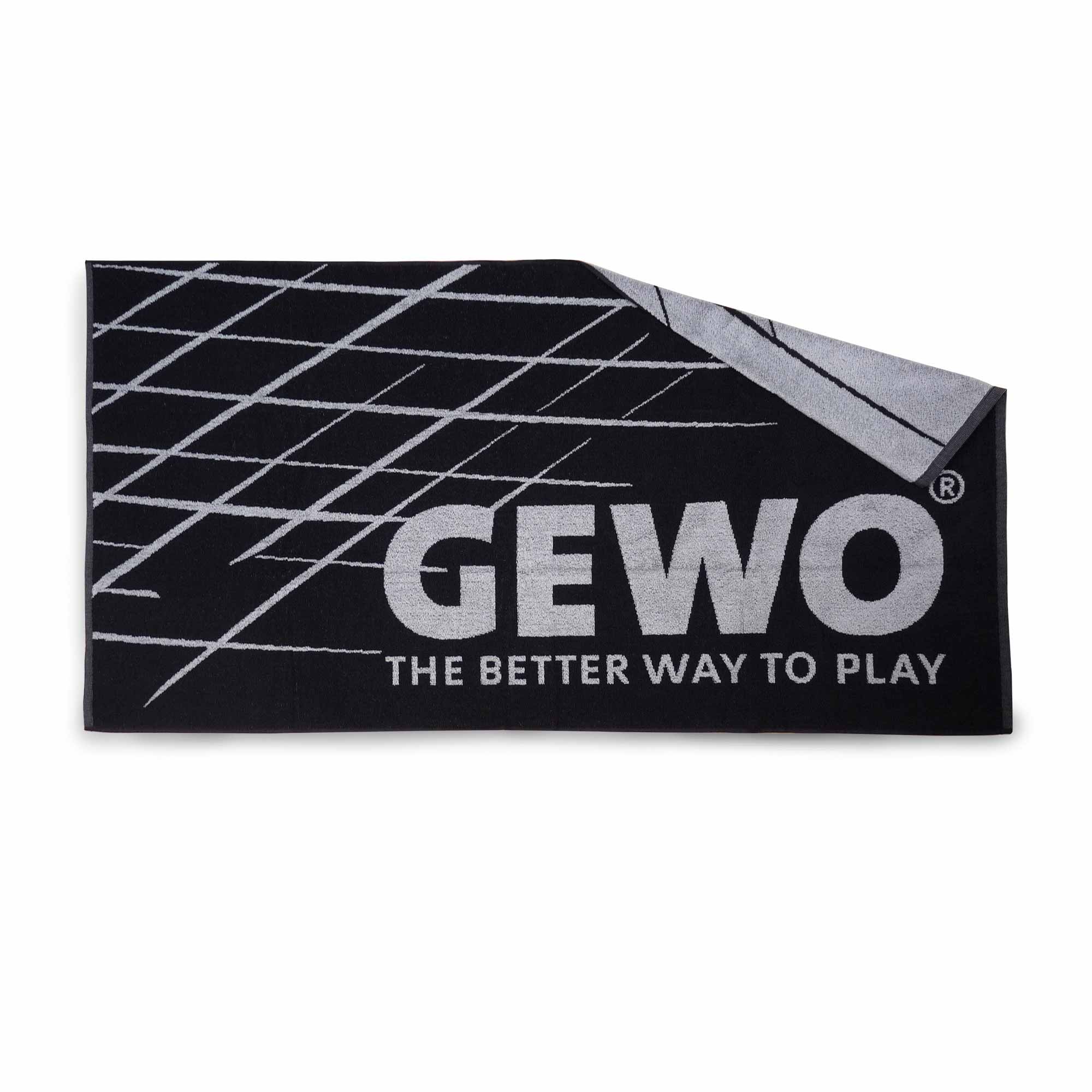 GEWO Handtuch Game XL schwarz/silber