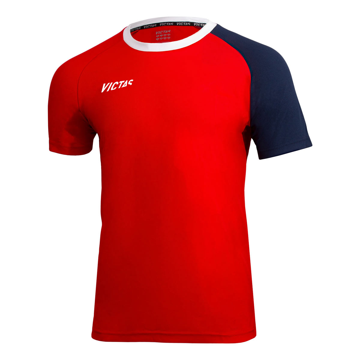 Victas T-Shirt V-Tshirt 219 red/navy XL