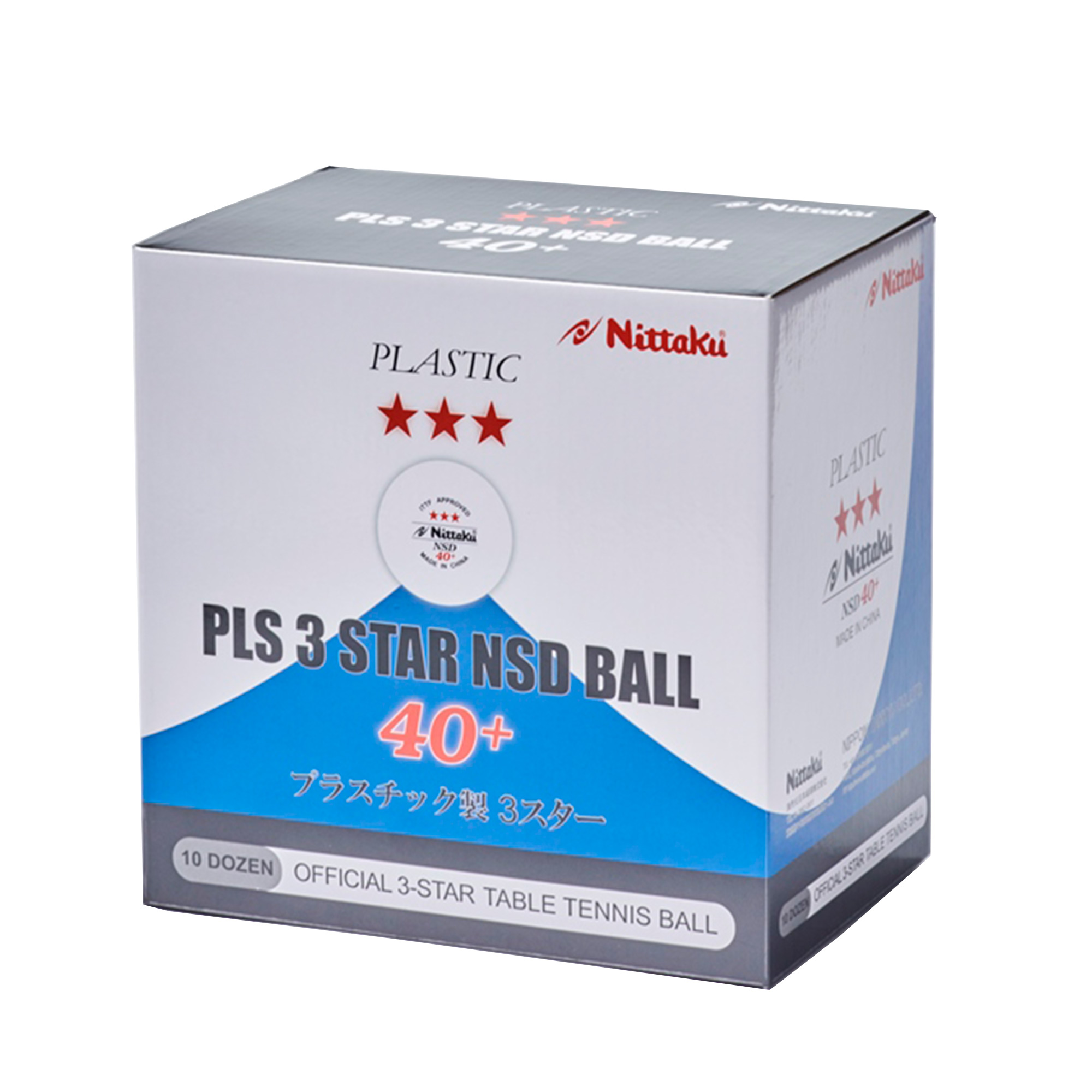 Nittaku Ball SD 40+ *** 120er weiß
