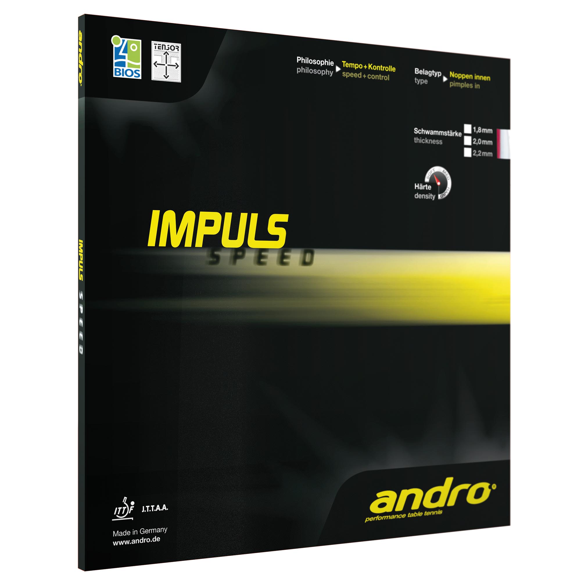 andro Rubber Impuls Speed red 1,8 mm