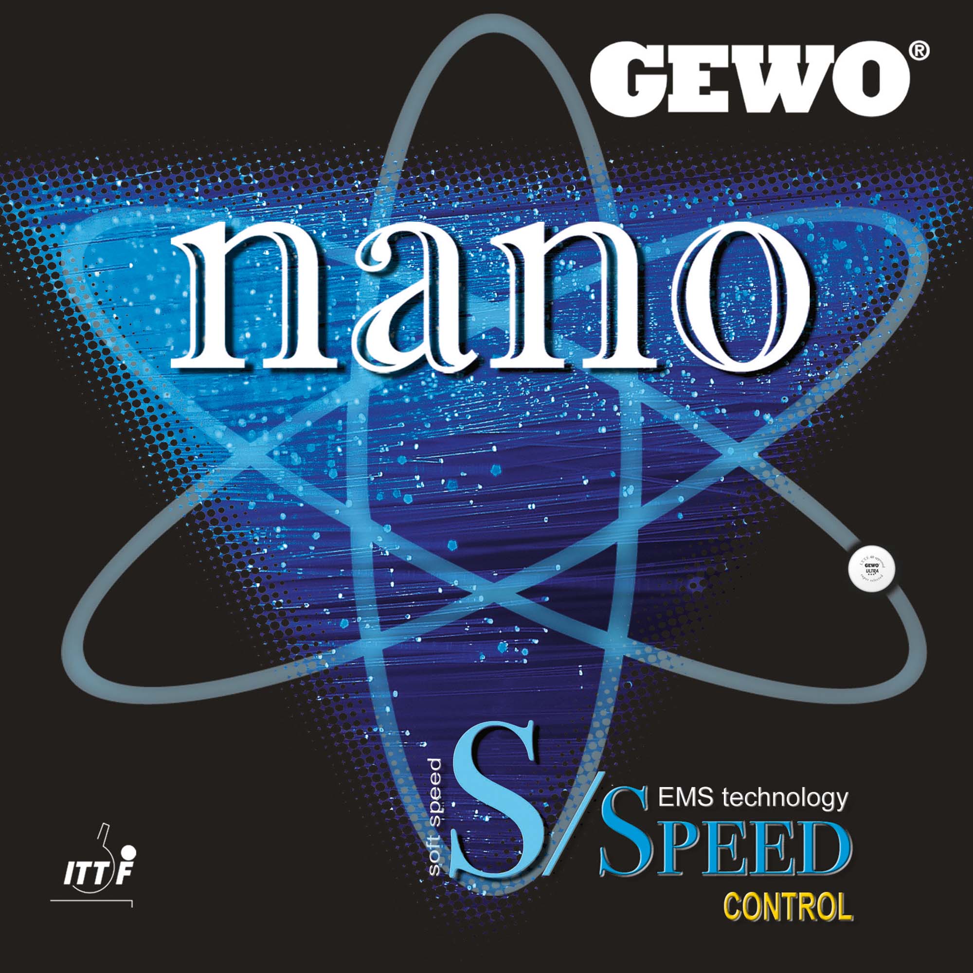 GEWO Belag Nano S/Speed Control rot 1,2 mm