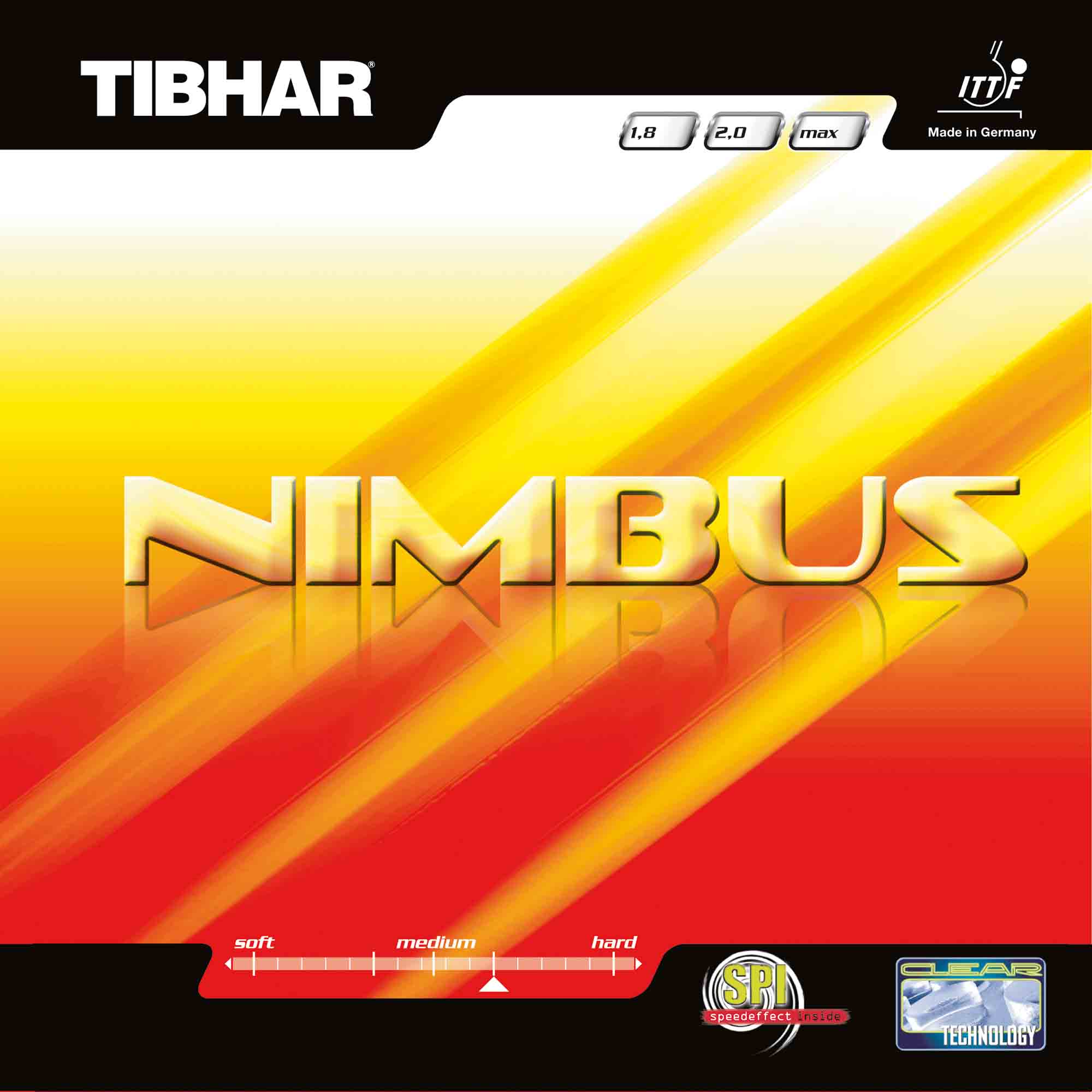 TIBHAR Rubber Nimbus red 1,8 mm