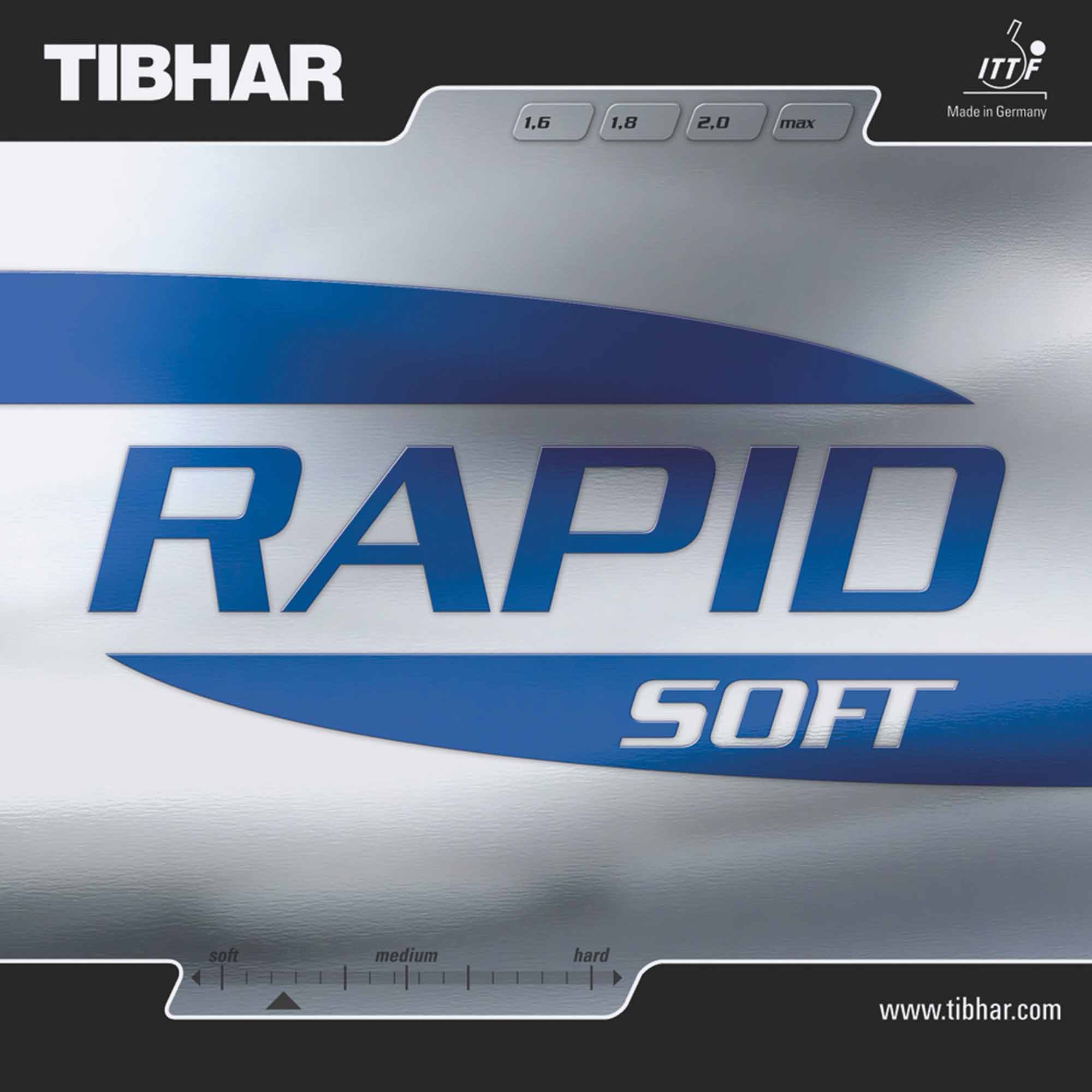 Tibhar Belag Rapid Soft rot 1,6 mm