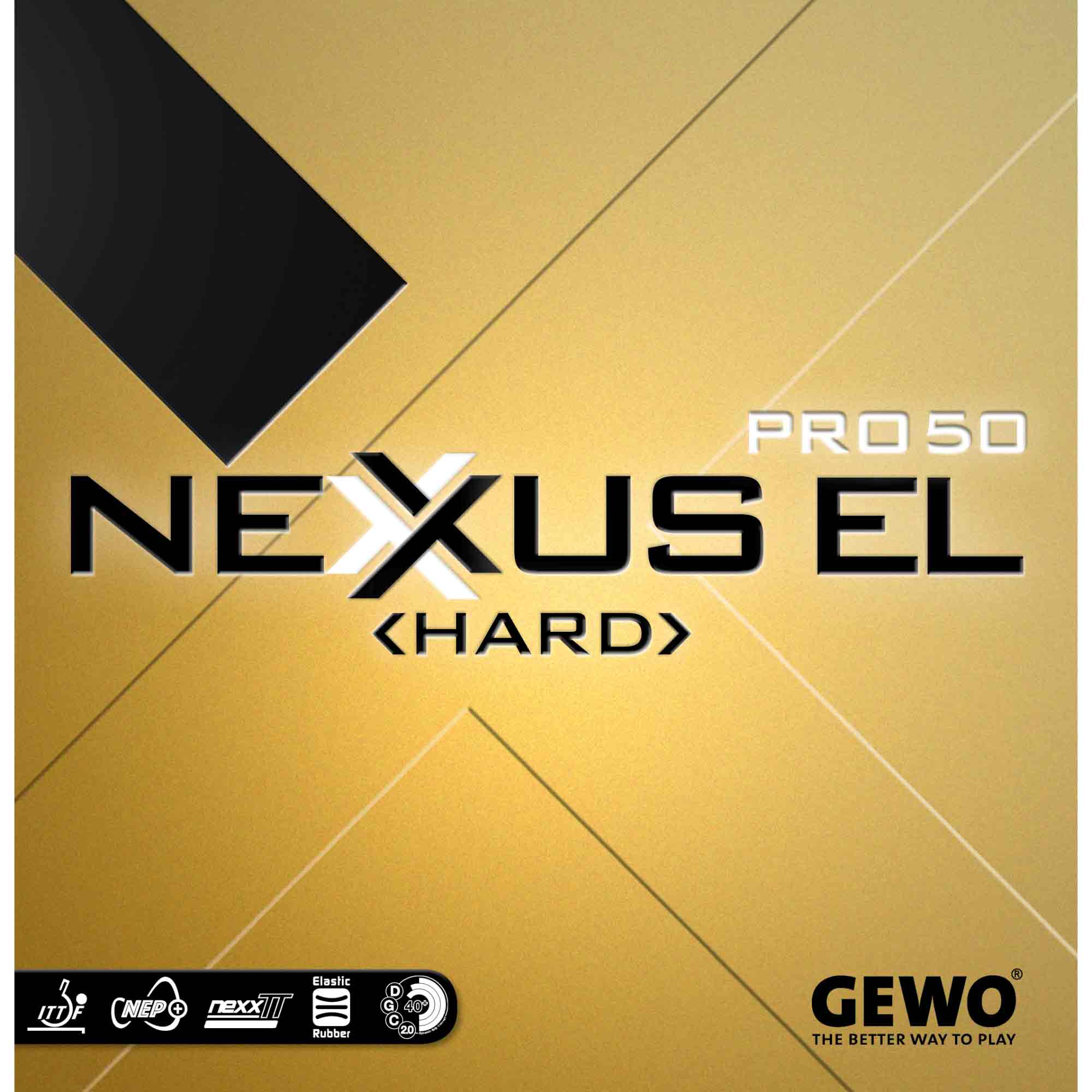 GEWO Belag Nexxus EL Pro 50 Hard rot 2,1 mm