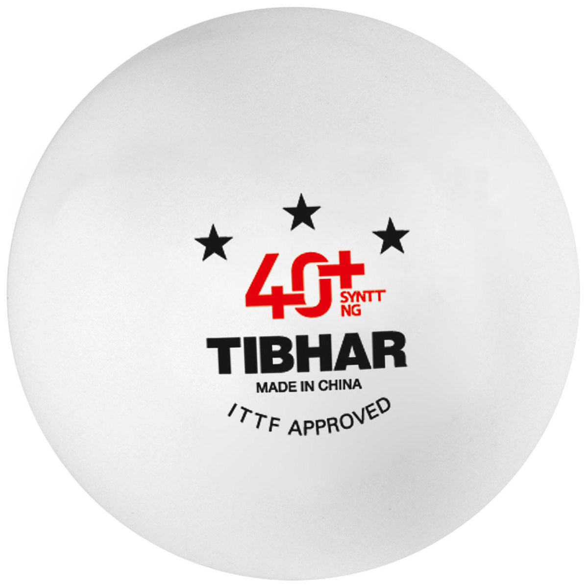 TIBHAR Ball *** 40+ SYNTT NG 3er Pack weiß