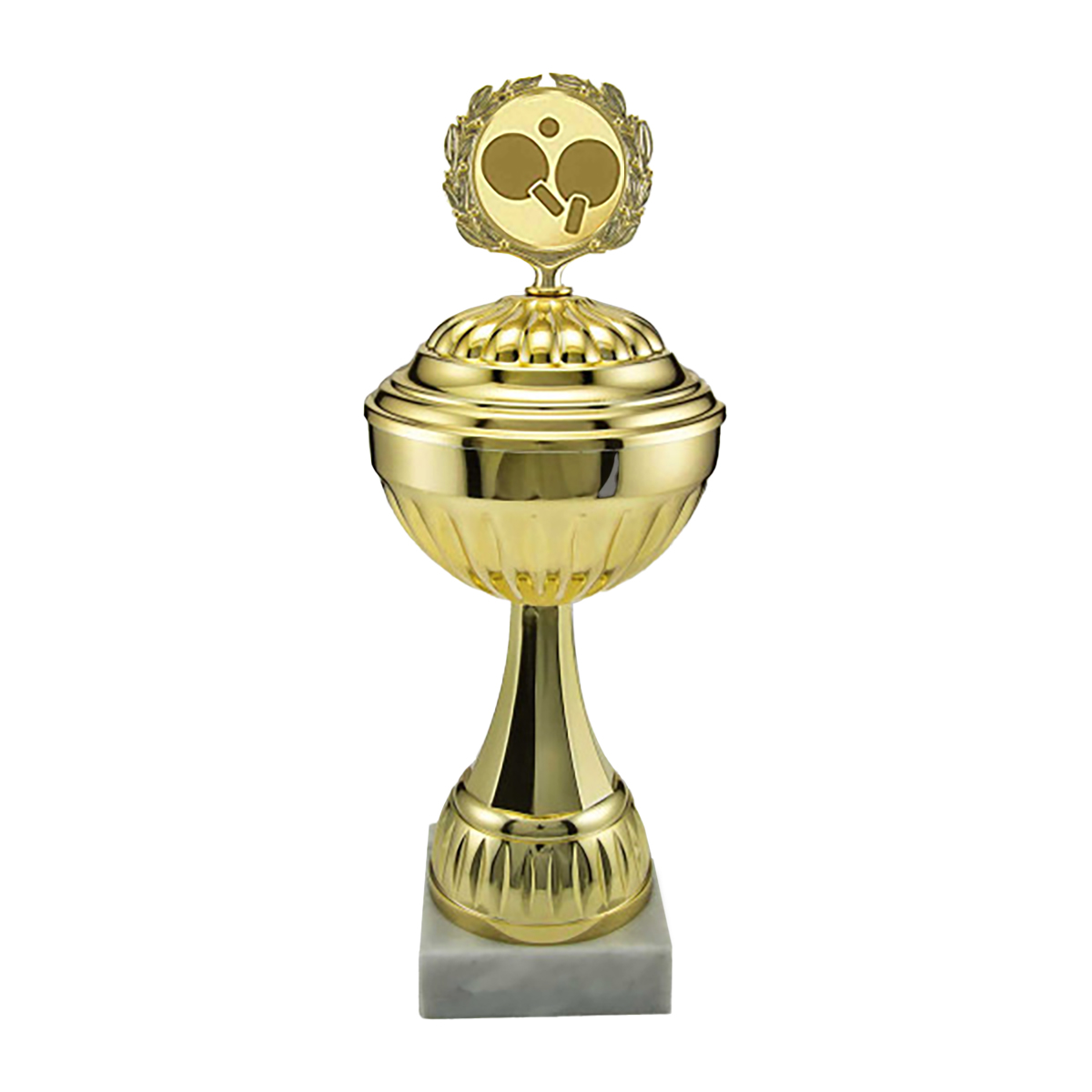 Pokal Duisburg mit Deckel 27,5 cm gold
