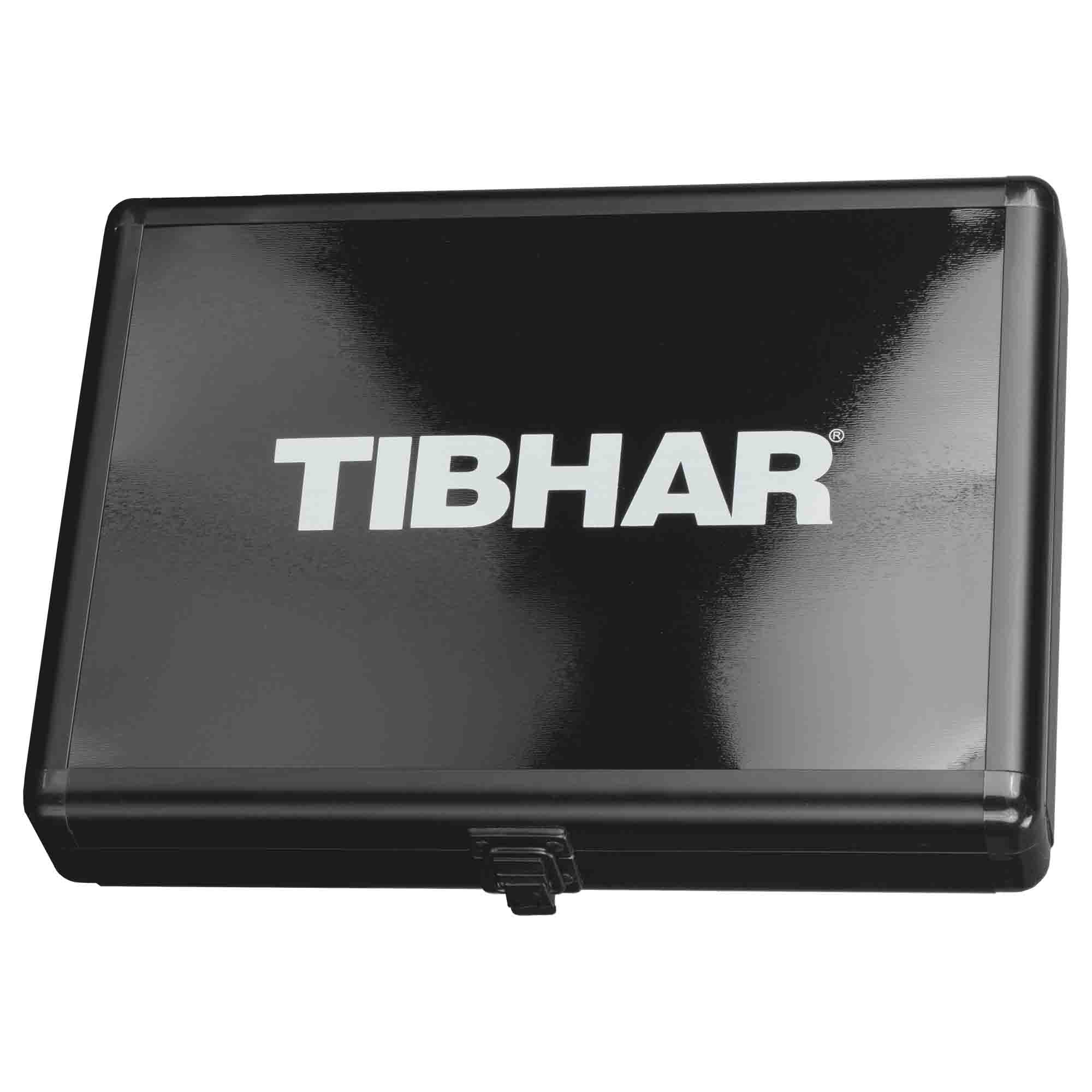 Tibhar Schlägerkoffer Alum Cube Premium braun