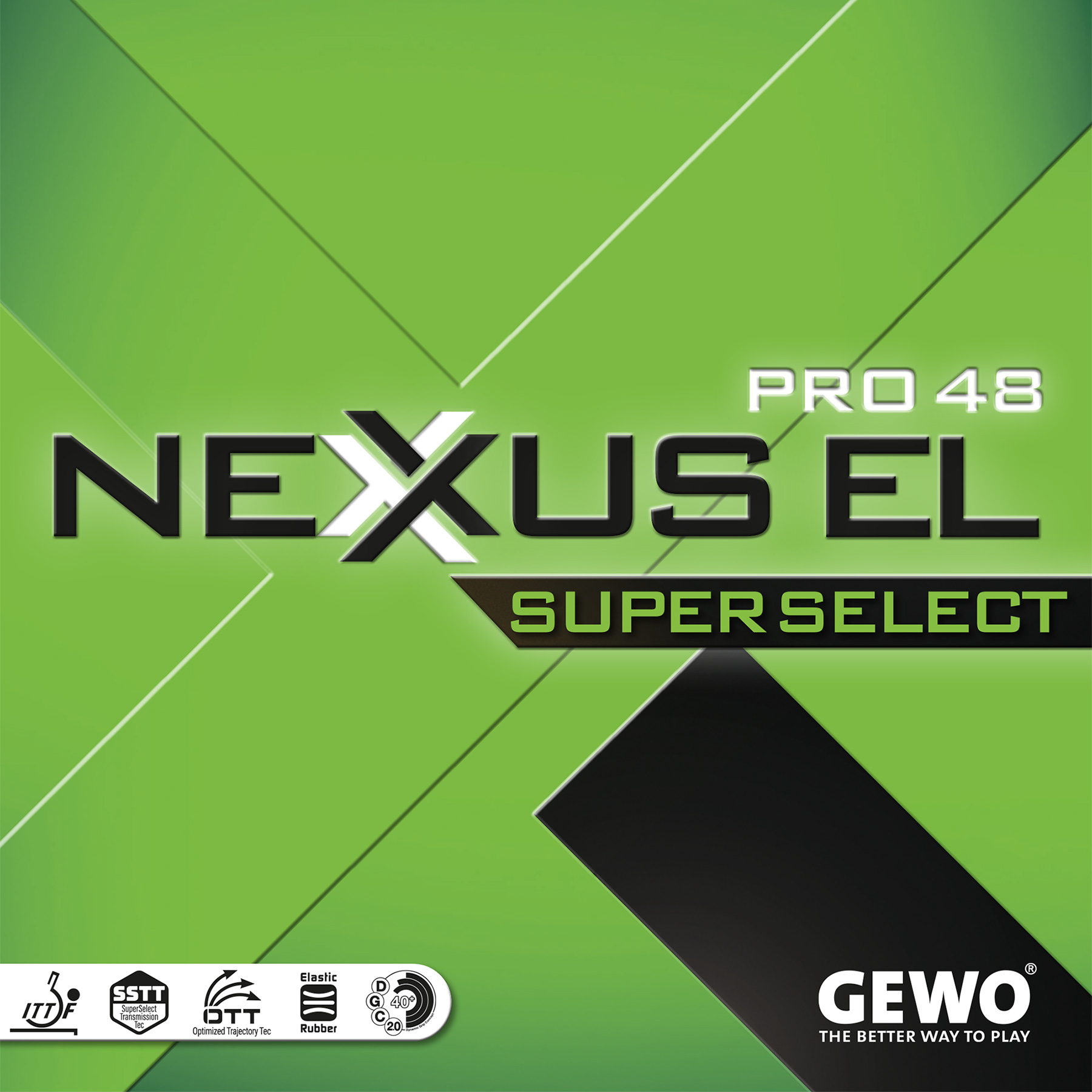 GEWO Belag Nexxus EL Pro 48 SuperSelect grün 2,0 mm