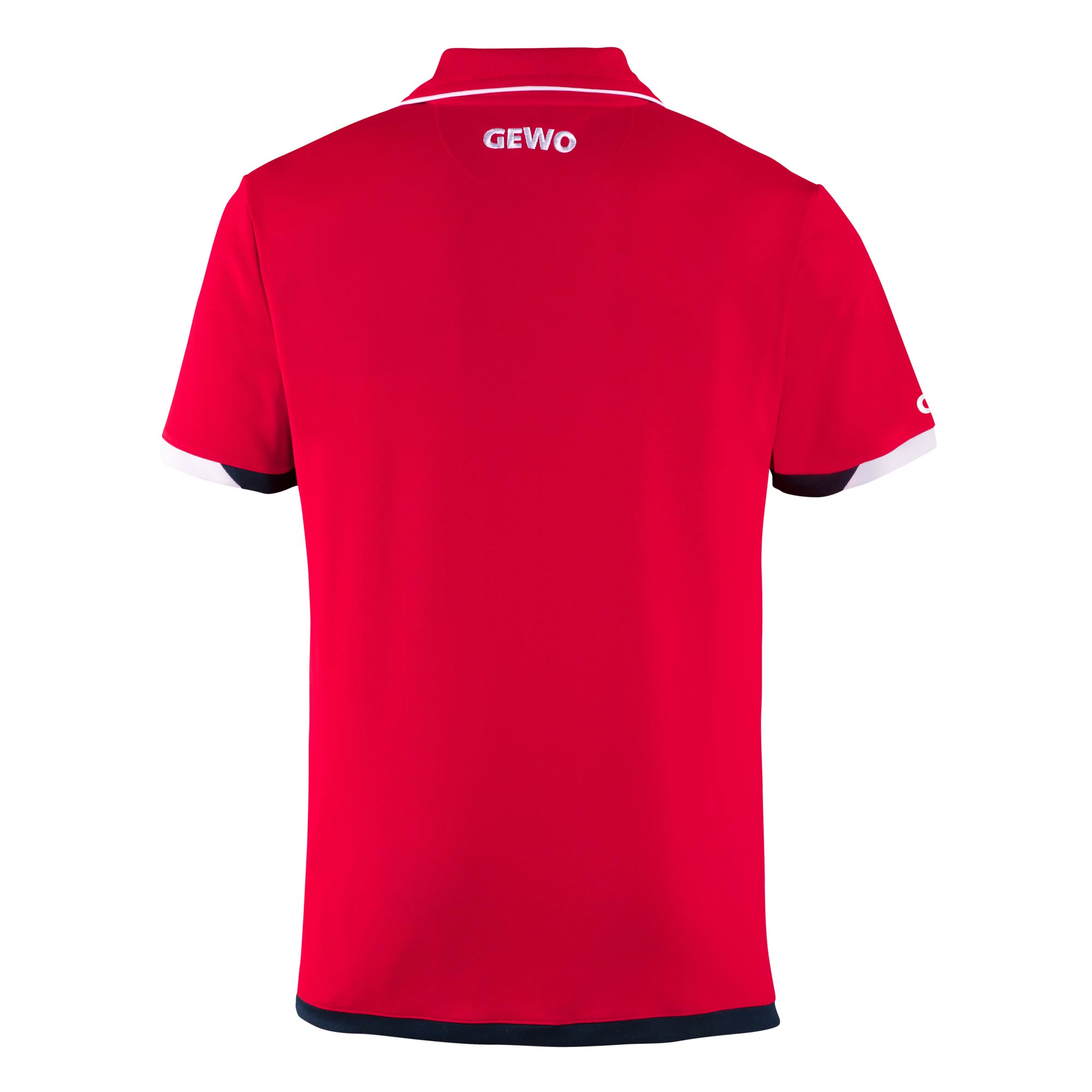 GEWO Shirt Murano Microfaser red/navy XXXS