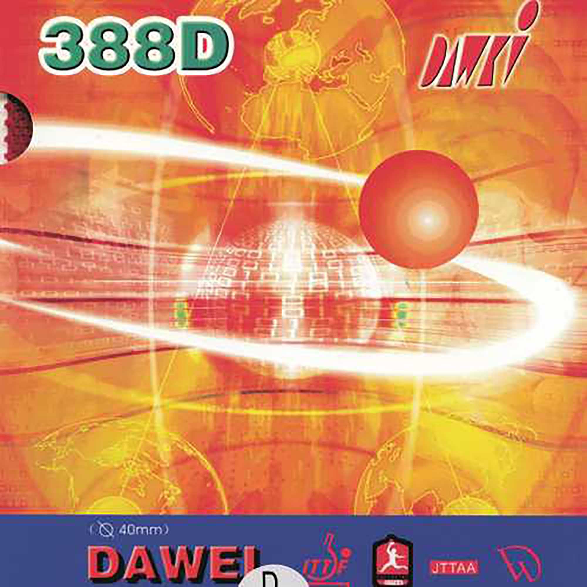 Dawei Belag 388 D rot 0,5 mm