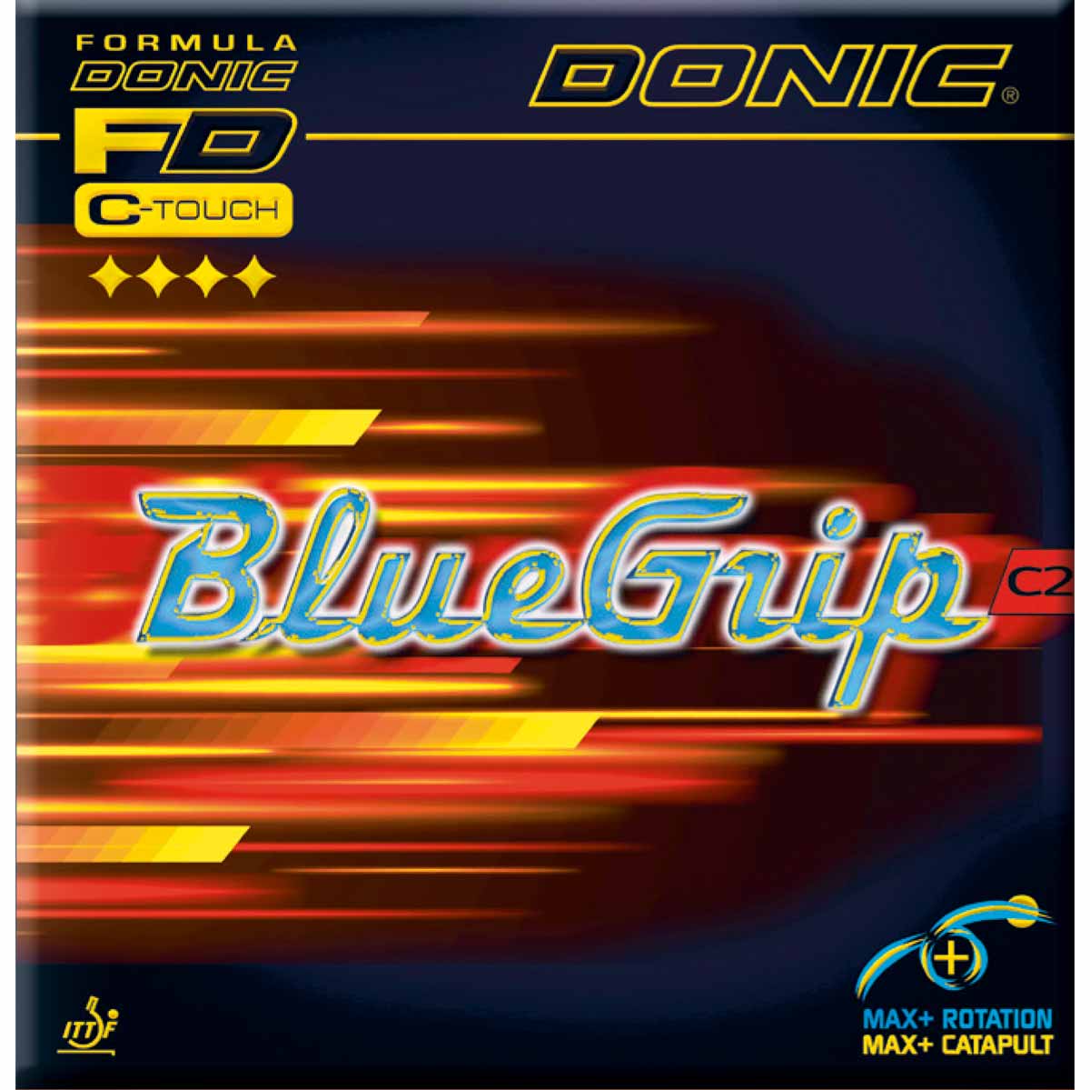 Donic Rubber BlueGrip C2 red 2,0 mm