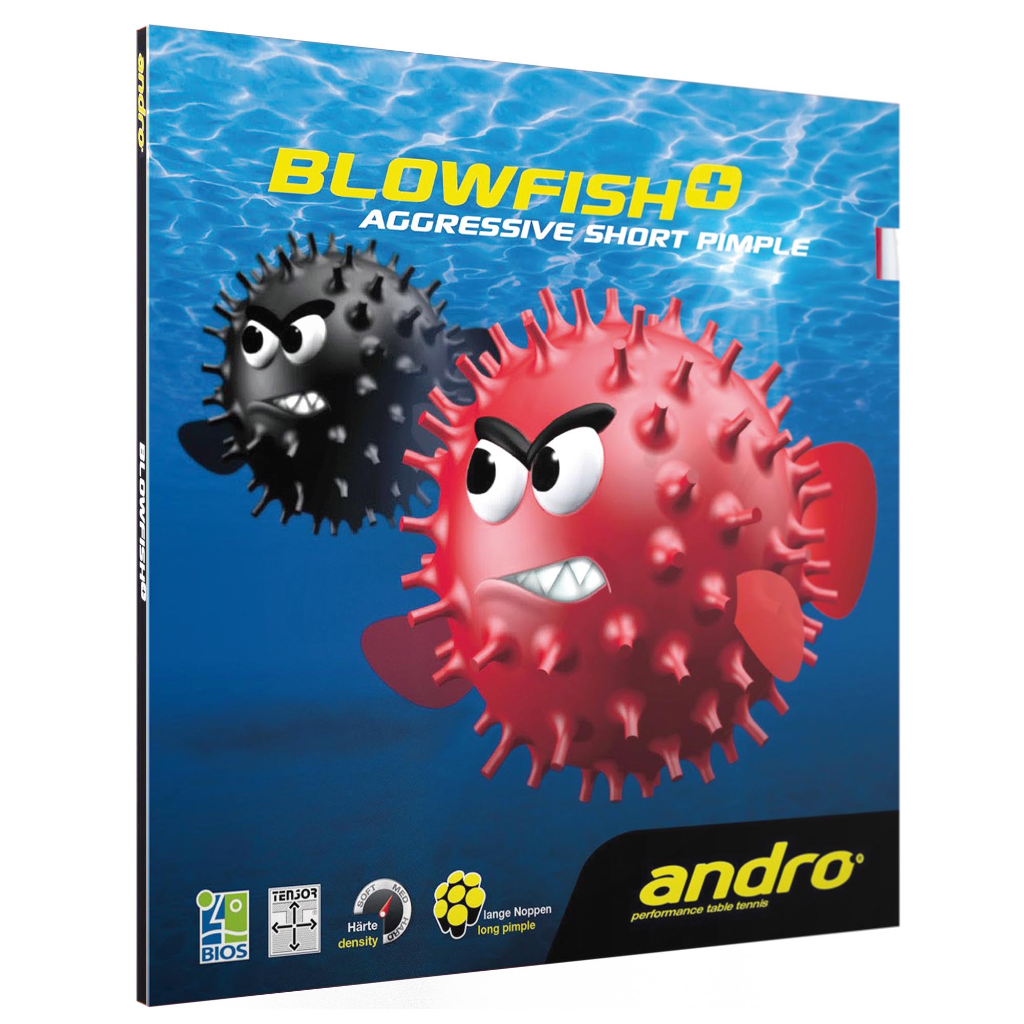 andro Belag Blowfish plus rot 1,8 mm