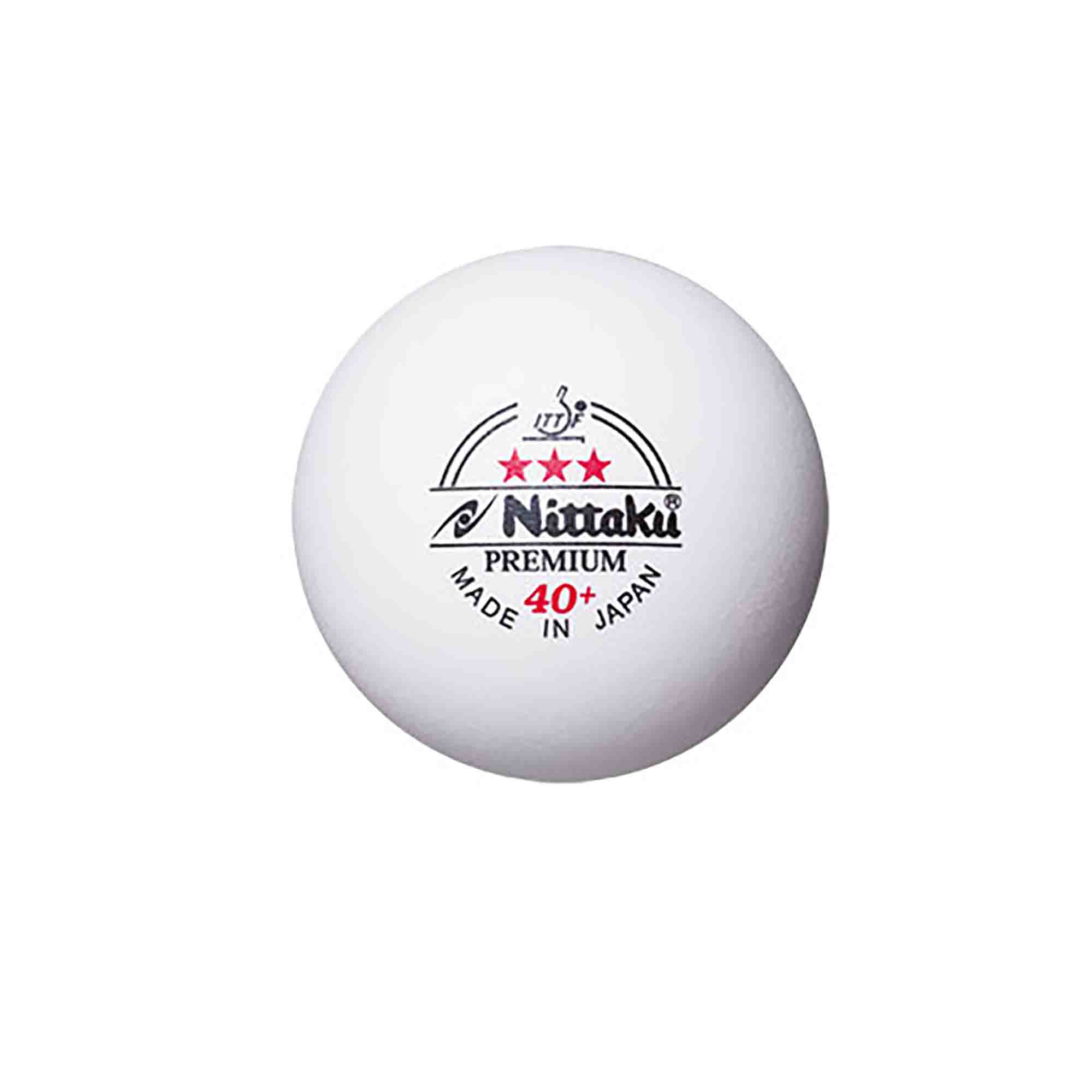 Nittaku Ball Premium 40+ *** Cell Free 120er weiß