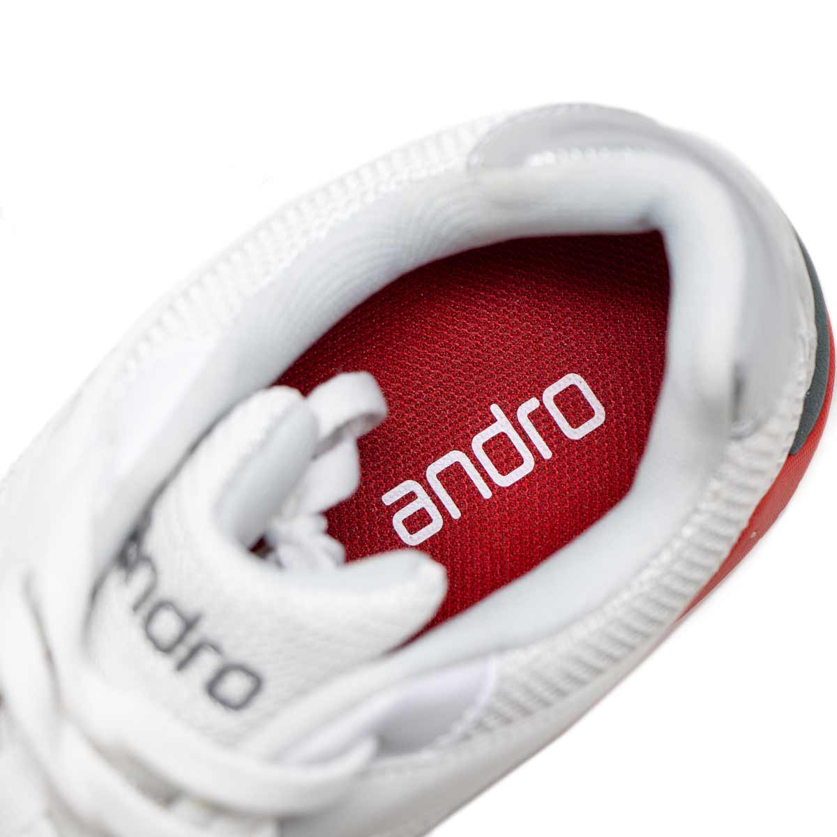 andro Shoe Shuffle Step 2 white/red 37