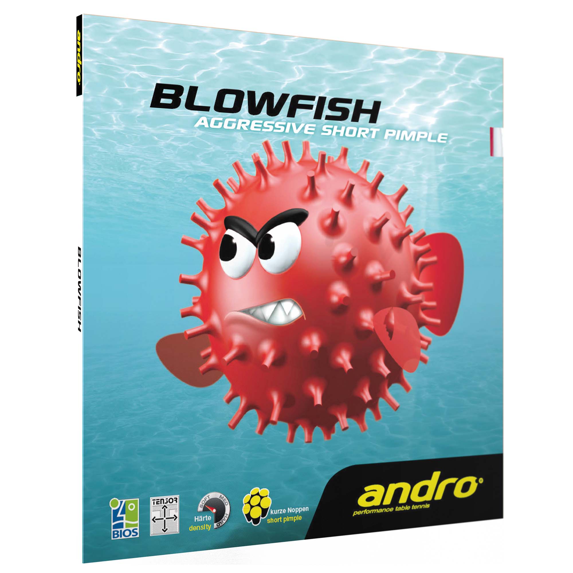 andro Belag Blowfish rot 2,0 mm