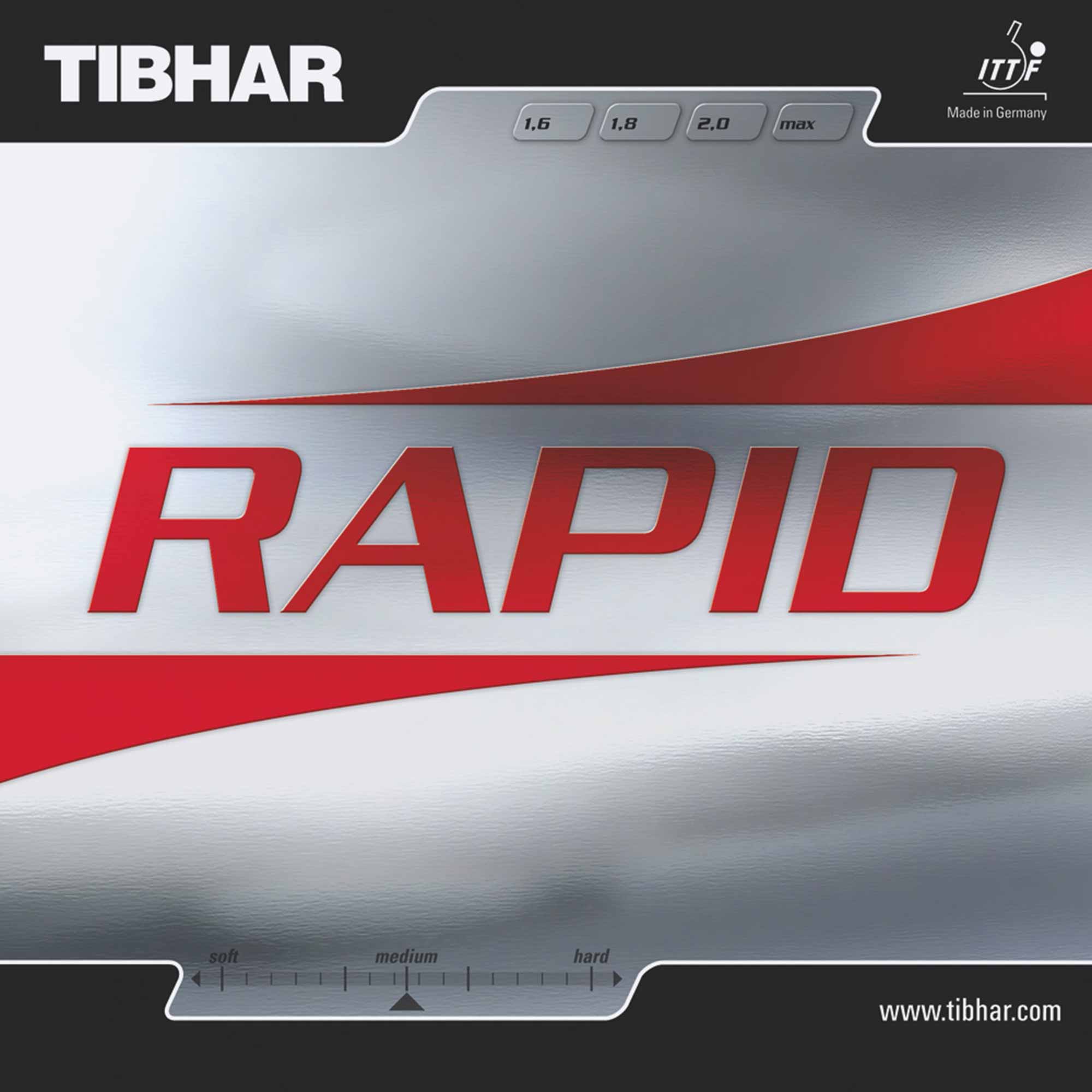 TIBHAR Rubber Rapid red 1,6 mm