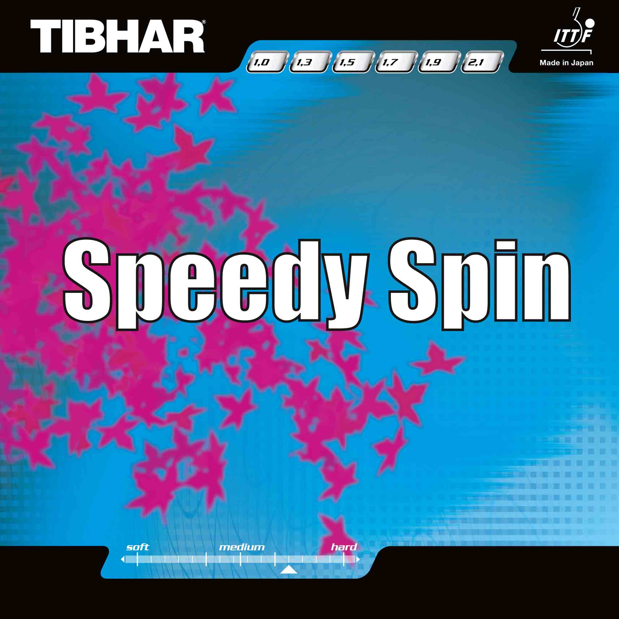 TIBHAR Rubber Speedy Spin red 1,3 mm