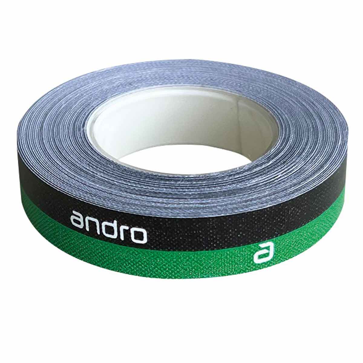 andro Kantenband Stripes 10mm/5m schwarz/grün
