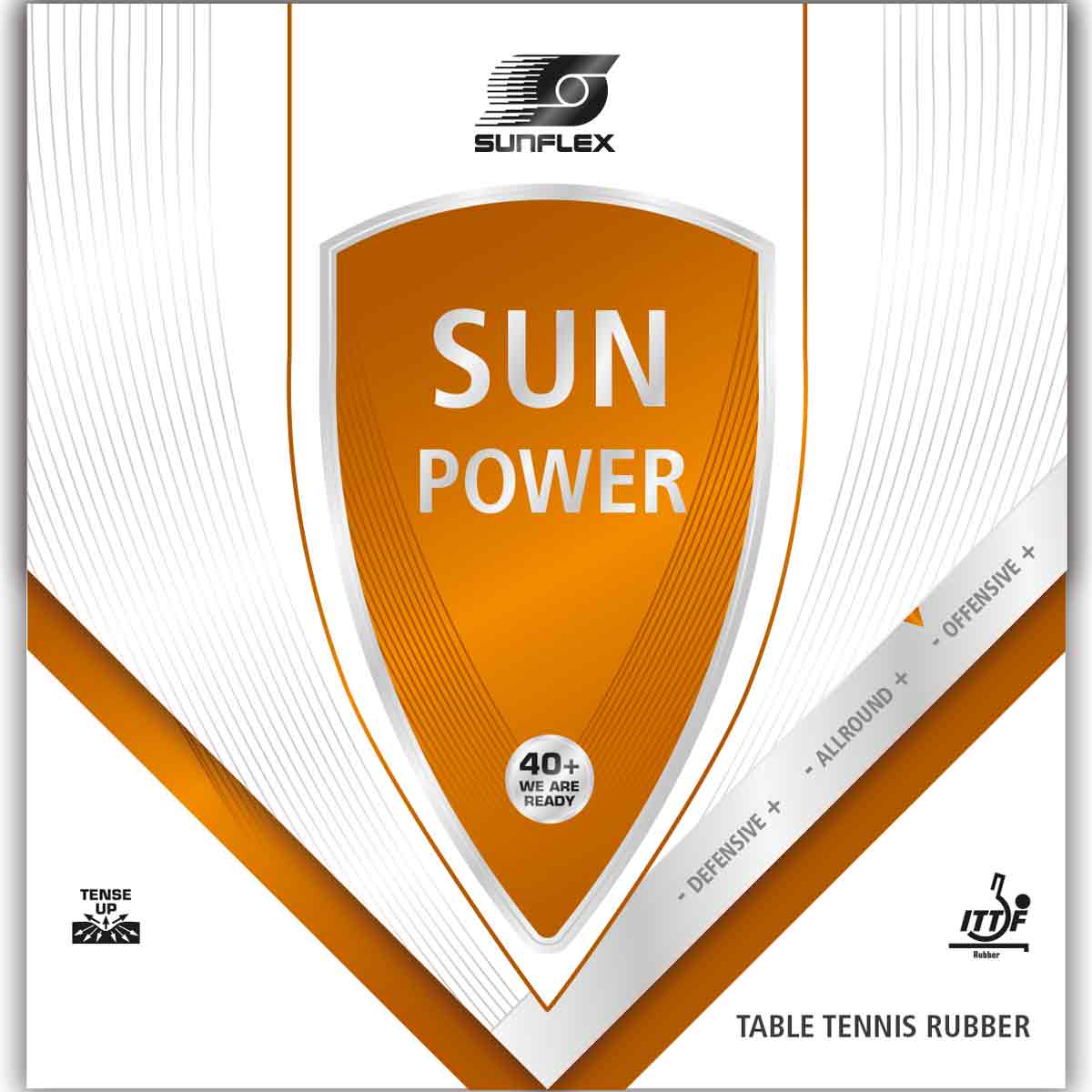 sunflex Belag Sun Power rot 1,5 mm