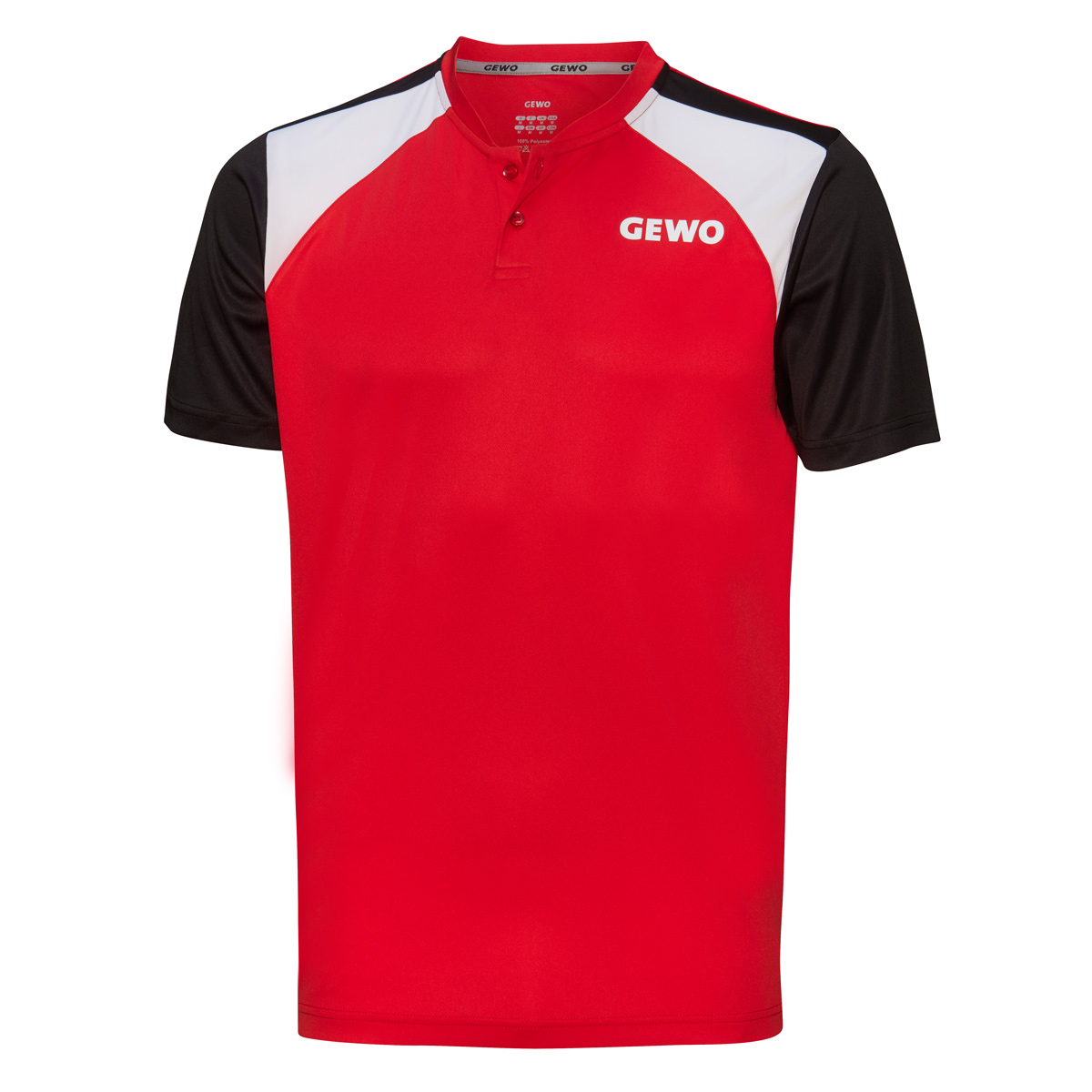 GEWO Shirt Zamora rot/schwarz XXXXS
